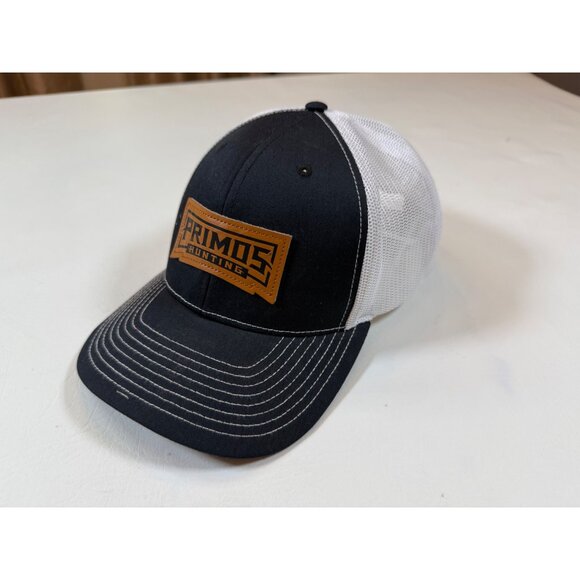 Primos Hunting Richardson 712 Snapback Trucker Hat Black/White Mesh Back - Picture 1 of 6